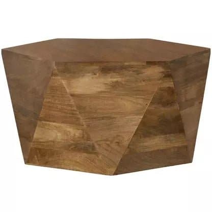 Hexagonal Coffee Table Natural - HER Home Design Boutique
